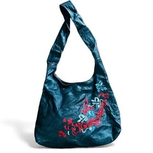 A/X Armani Exchange Black Cross-Body leather Bag